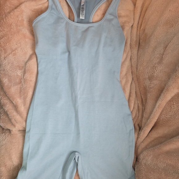Skims Light Blue Racerback Outdoor Bodysuit - Picture 2 of 5